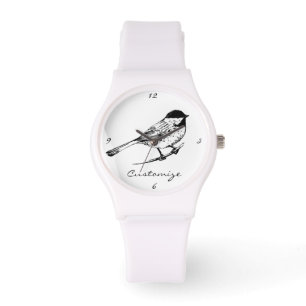 Svartklädd Chickadee Thunder_Cove Armbandsur