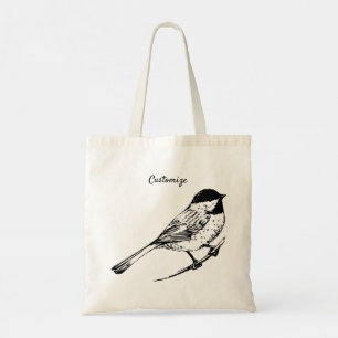 Svartklädd Chickadee Thunder_Cove Tygkasse