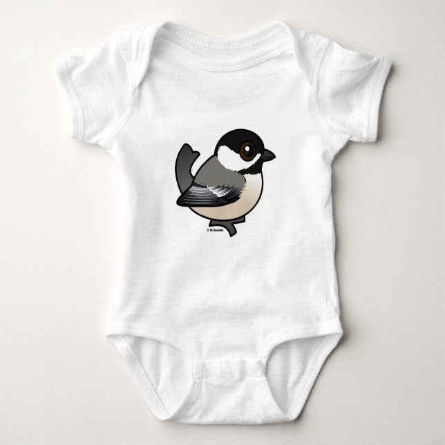 Svartklädd Chickadee Tröja (Framsida)