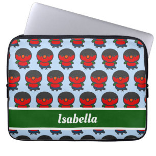 Svartklippt lory laptop fodral