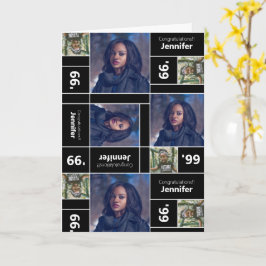 Svartkort i kvadratisk fotoklass i Studenten-klass Kort