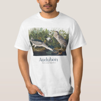 Svartkrökt Night Heron av John James Audubon T Shirt