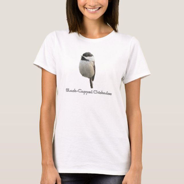 Svartkronad chick-a-dee t shirt (Framsida)