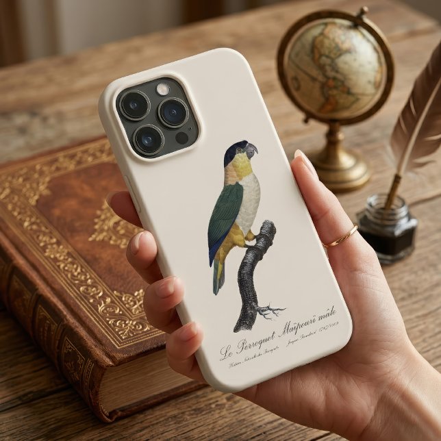 Svartkronad papegoja, Pionites melanocephalus (Black-Headed Male Parrot, Pionites Melanocephalus. iPhone Case)