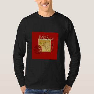 Svartkroppsskjortan vår, kinesiska Gris, nyår 2019 T Shirt