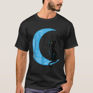 Svartkudde Måne sjöman Mamma T Shirt