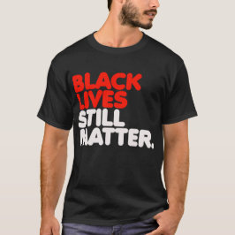 Svartlivar fortfarande matchande tee shirt