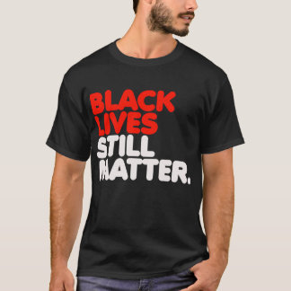 Svartlivar fortfarande matchande tee shirt