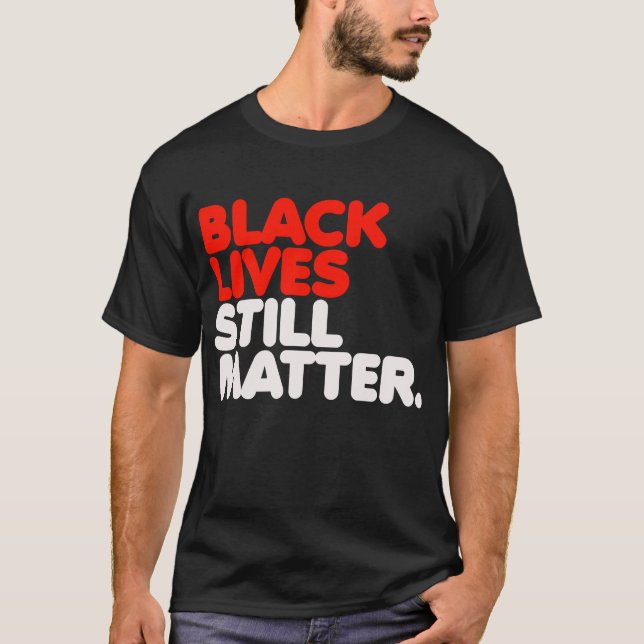Svartlivar fortfarande matchande tee shirt (Framsida)