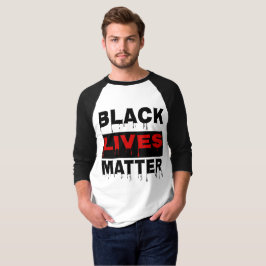 👊 Svartlivar Matter-inspirationsincitat T Shirt