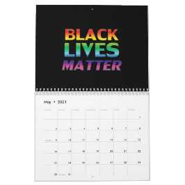 Svartlivar Matter-regnbåge färg gay pride svart Kalender