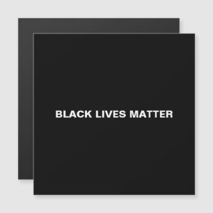 Svartlivar Matter svartvit minimalistisk magnet
