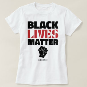 Svartlivar, upphöjd från första Namn, anpassad T Shirt