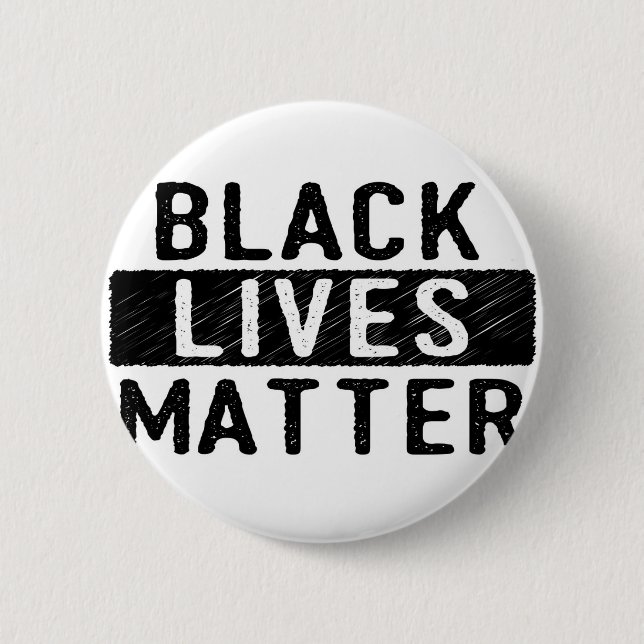 Svartlivmateria - djärv design - svart pride knapp (Framsida)