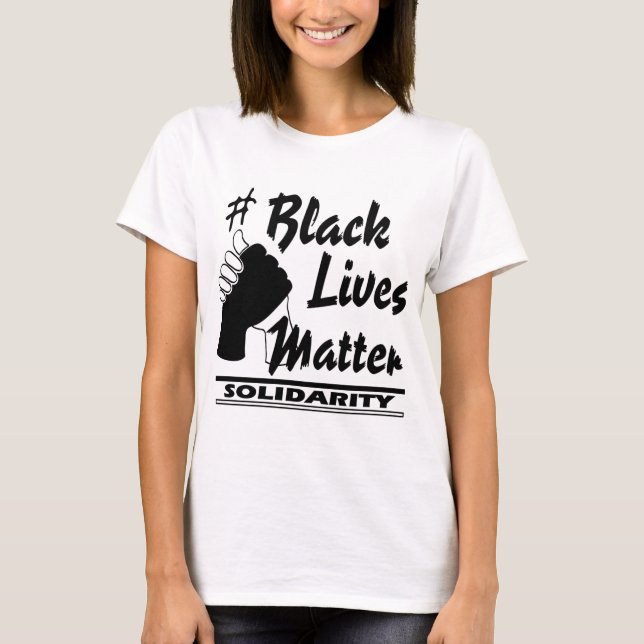 Svartlivmateria - solidaritet t-shirt (Framsida)