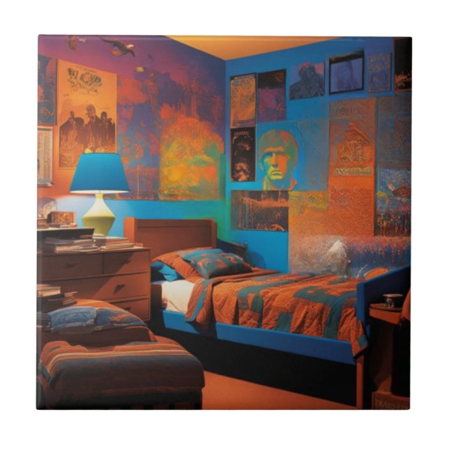 Svartljusdagar Kakelplatta (Framsidan)