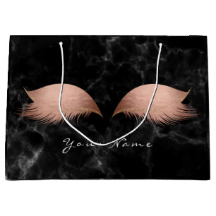 Svartmakeup rosa ros Guld  marble Lash Black Makeu