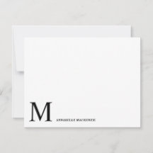 Svartmonogram för elegant Professionell Classic Co