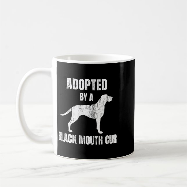 Svartmunnad Cur Kaffemugg (Vänster)