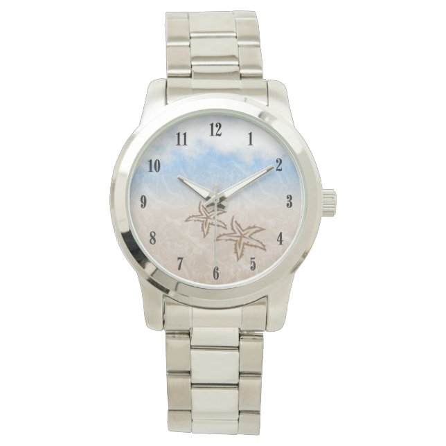 Svartnummer för stjärtfenor armbandsur (Framsida)