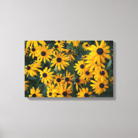 Svartögd Susan Flowers Canvas