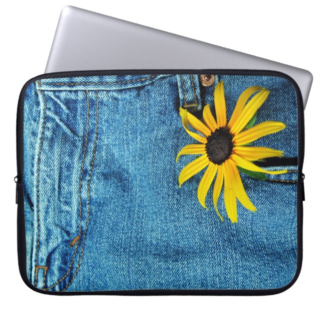 Svartögd Susan Laptop Sleeve (Framsidan)