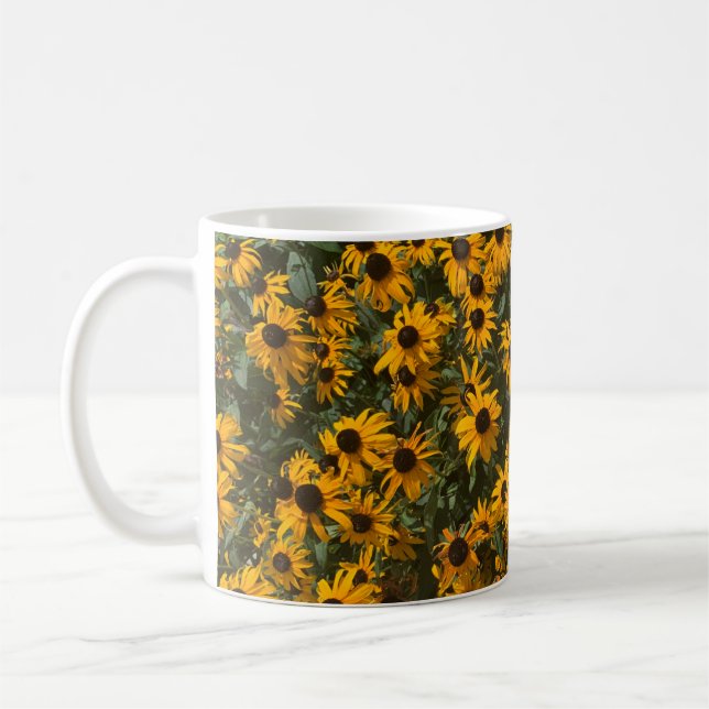 Svartögda Susans blommor, Blommig, Fotografi Kaffemugg (Vänster)