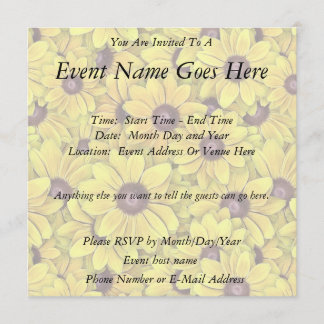 Svartögda Susor Överallt Inbjudningar