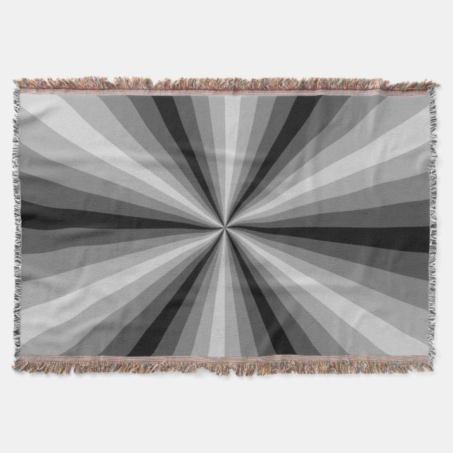 Svartpipett för optisk Illusion Mysfilt (Framsidan)
