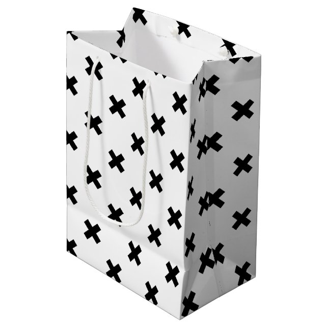 Svartpolka kor på vit (Framsidan Vinklad)