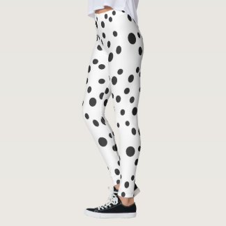 Svartprickar dalmatiker leggings