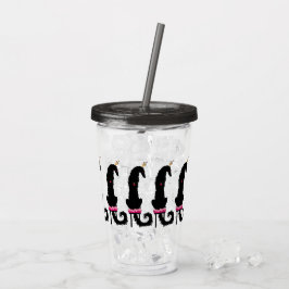 Svartprinsessan Borzoi Acrylic Tumbler Take Away Mugg