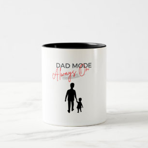 Svartrött Pappa-läge alltid på Mugg