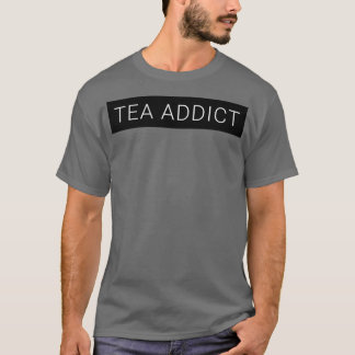 Svartruta för teaddict t shirt