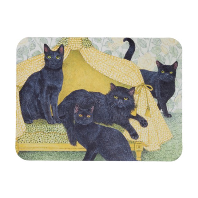 Svartsammet Magnet (Horisontell)