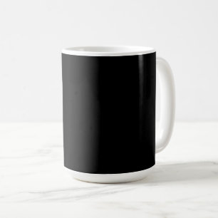 Svartsvart, helt enkelt elegant mugg