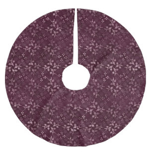 Svartvinbärsvin Mönster Julgransmatta Borstad Polyester