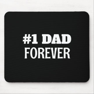 Svartvit #1 Pappa Forever Fars dag Gift Musmatta