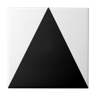 Svartvit abstrakt Art Minimalism Kakelplatta