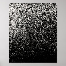 Svartvit Abstrakt Art Poster