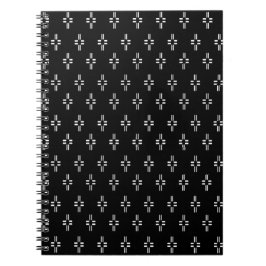 Svartvit Abstrakt bärbar dator Anteckningsbok