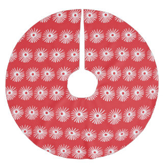 Svartvit, abstrakt blommigt struktur. julgransmatta borstad polyester