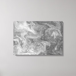 Svartvit abstrakt canvastryck