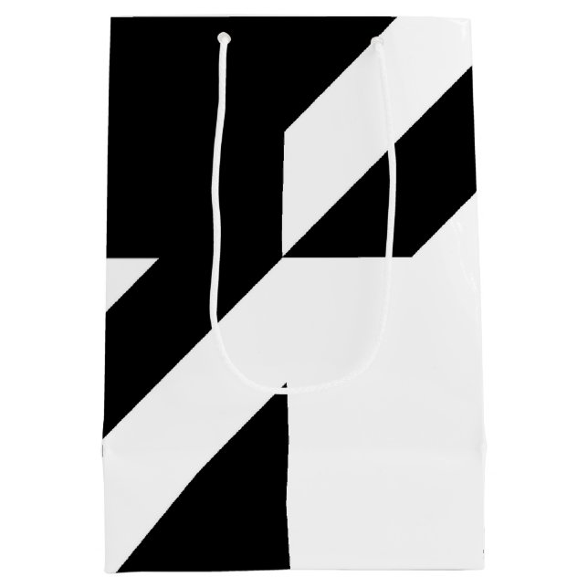 Svartvit abstrakt design (Baksidan)