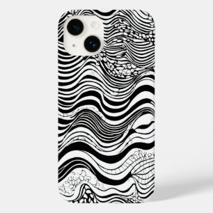 Svartvit abstrakt design