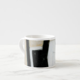 Svartvit Abstrakt Espressomugg