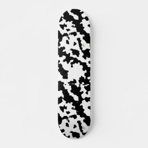 Svartvit Abstrakt, kamouflage Mönster Mini Skateboard Bräda 18,5 Cm