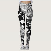 Svartvit Abstrakt- och vitlinjefärg