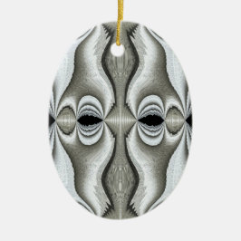 Svartvit Abstrakt Ornament 2