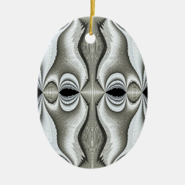 Svartvit Abstrakt Ornament 2 (Framsidan)